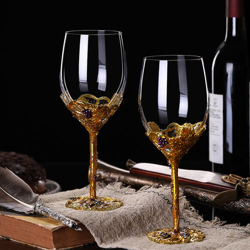 Crystal Red Wine Glass Set Household