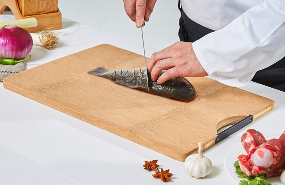 Whole bamboo cutting board