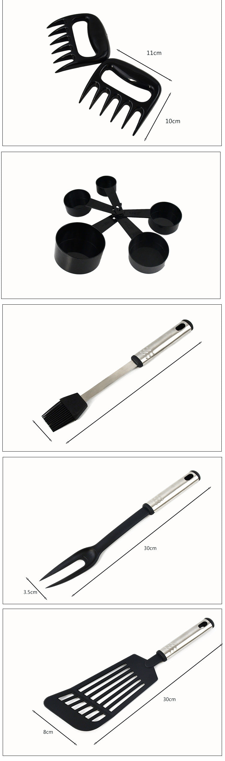 Kitchen Utensils 44-Piece Cooking Spatula