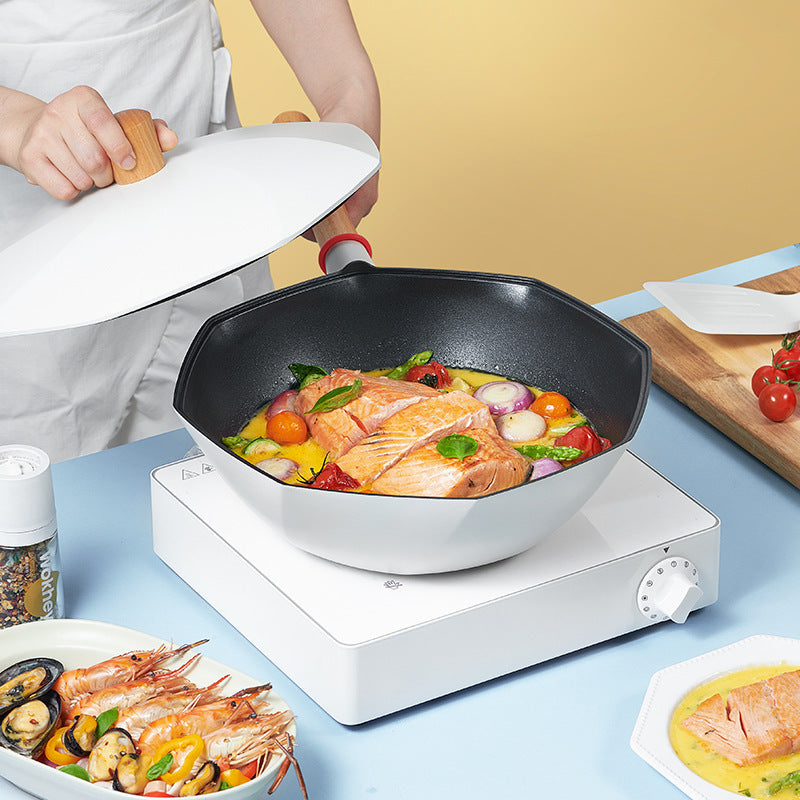 Household Maifan Stone Non-stick Frying Pan