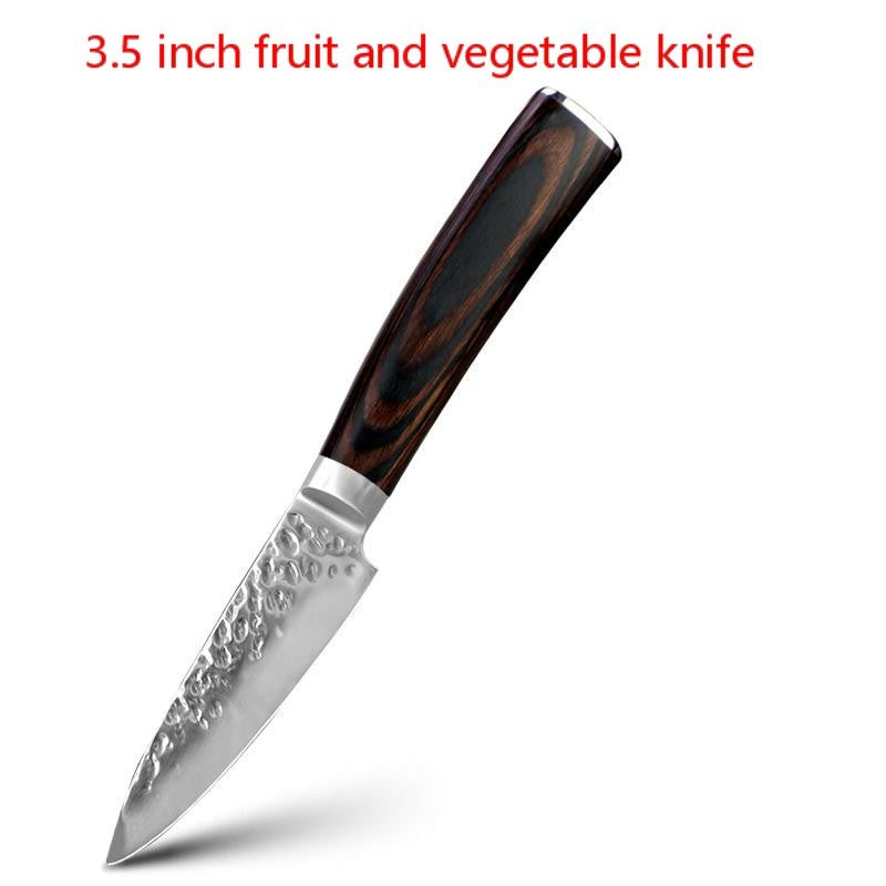 Stainless steel kitchen knives with knife set
