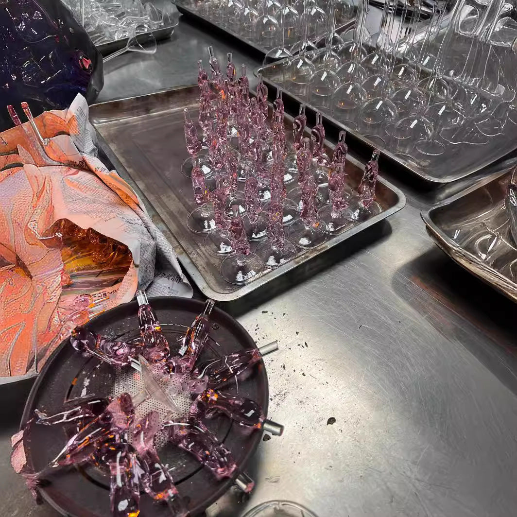 High-heeled Shoes Red Wine Glass