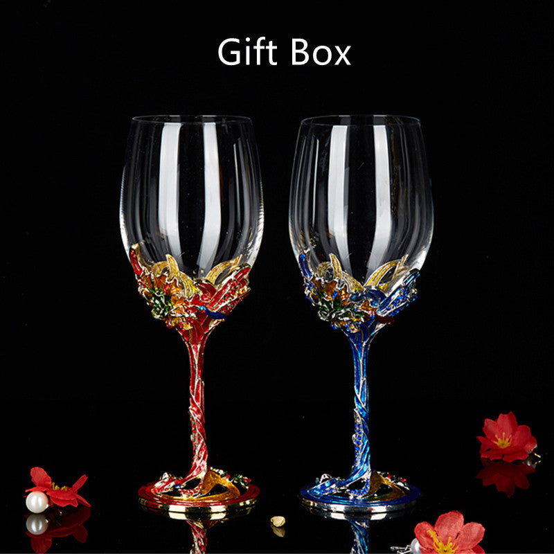 Creative Retro Home Luxury Red Wine Glass Set