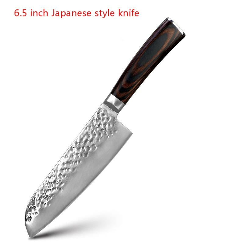 Stainless steel kitchen knives with knife set