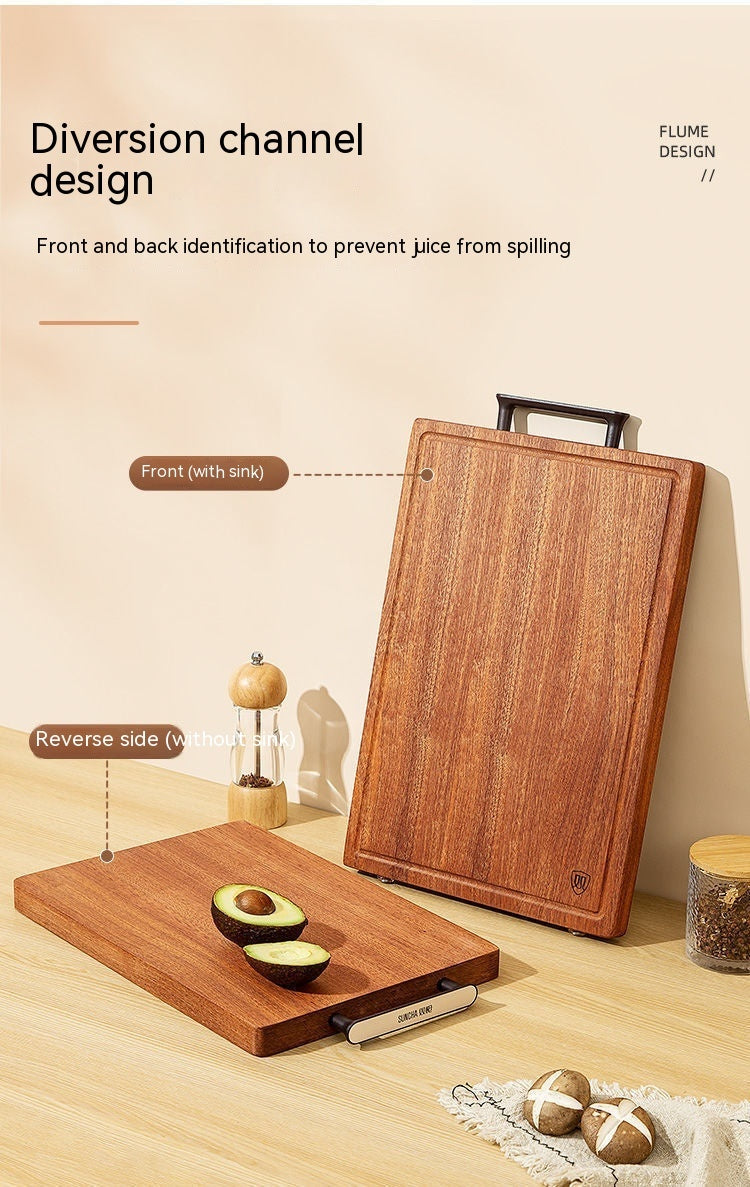 Ebony Cutting Board Solid Wood