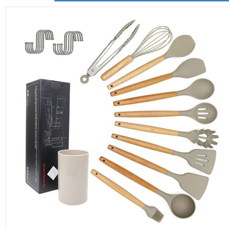 kitchen utensils silicone cooking spoon