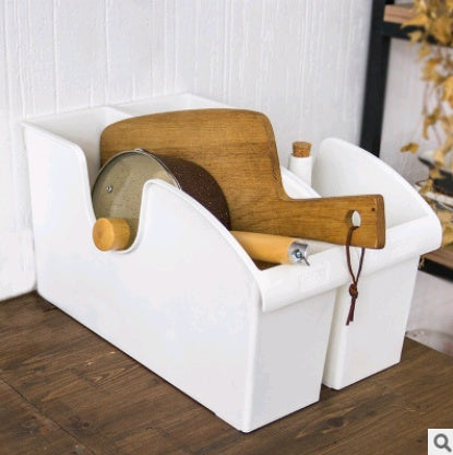 Bathroom storage box tool pot cover