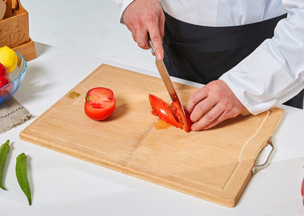 Whole bamboo cutting board