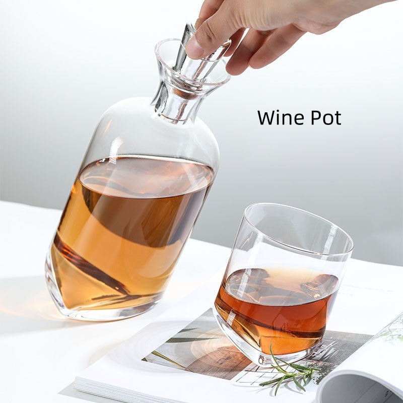European Creative Golden Wine Set