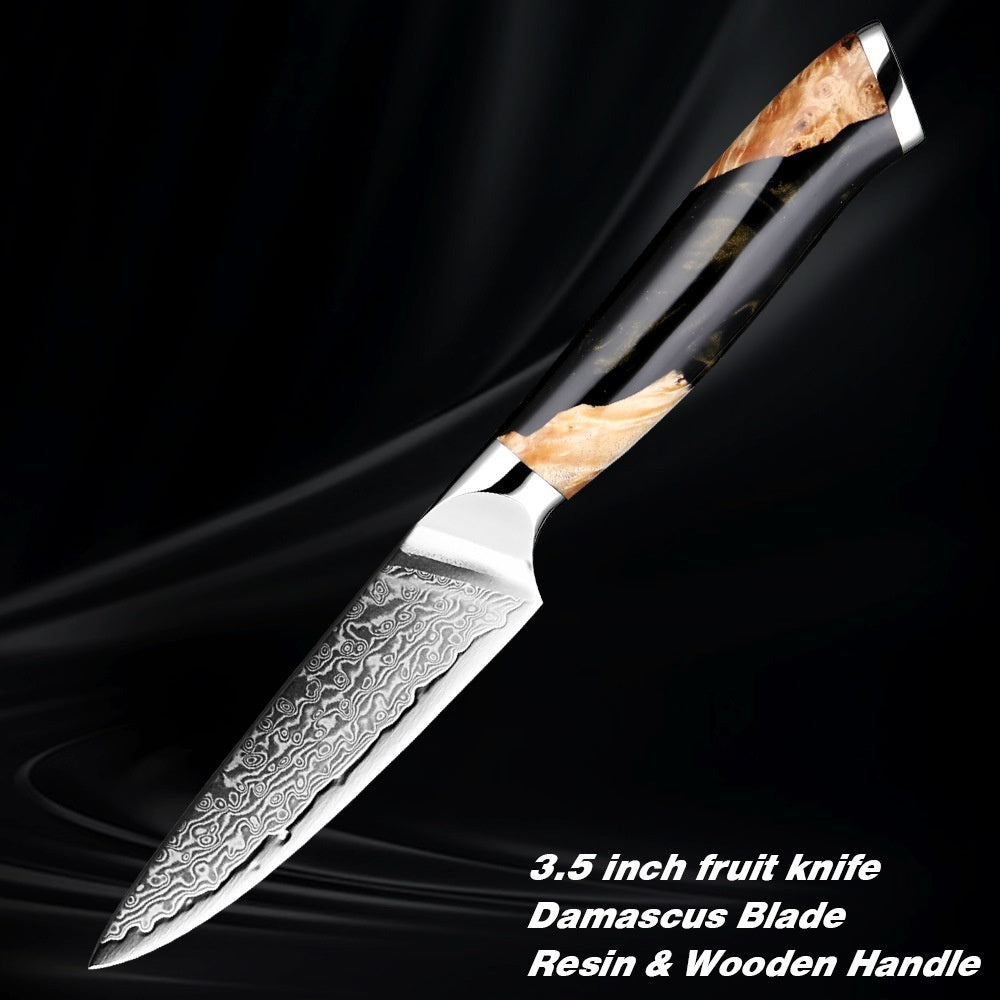 Damascus Steel Chef Kitchen Professional Knives