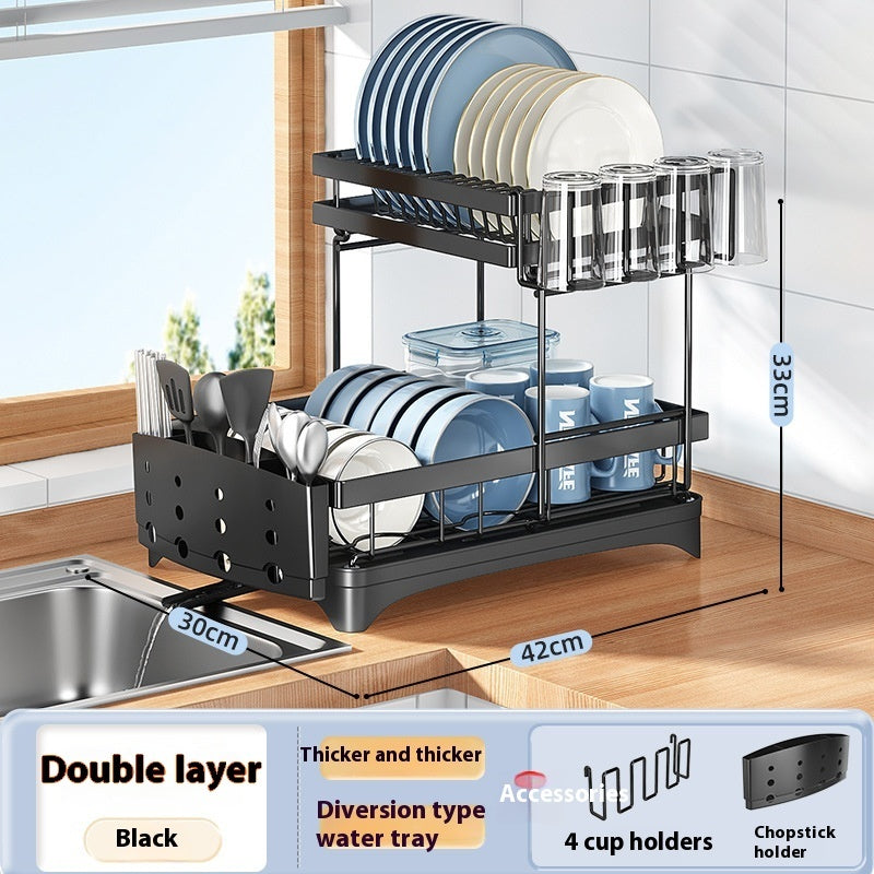 Kitchen Draining Rack Tableware
