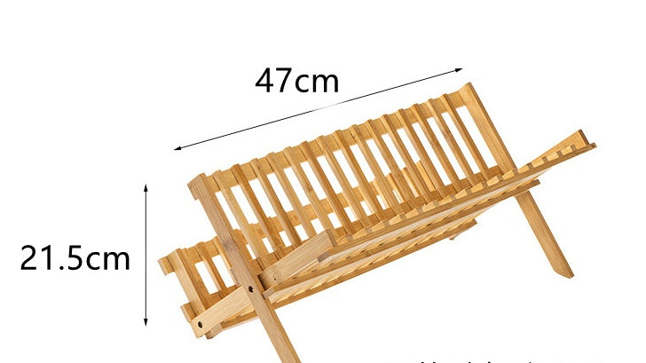 Kitchen Double Bamboo Ventilation Rack