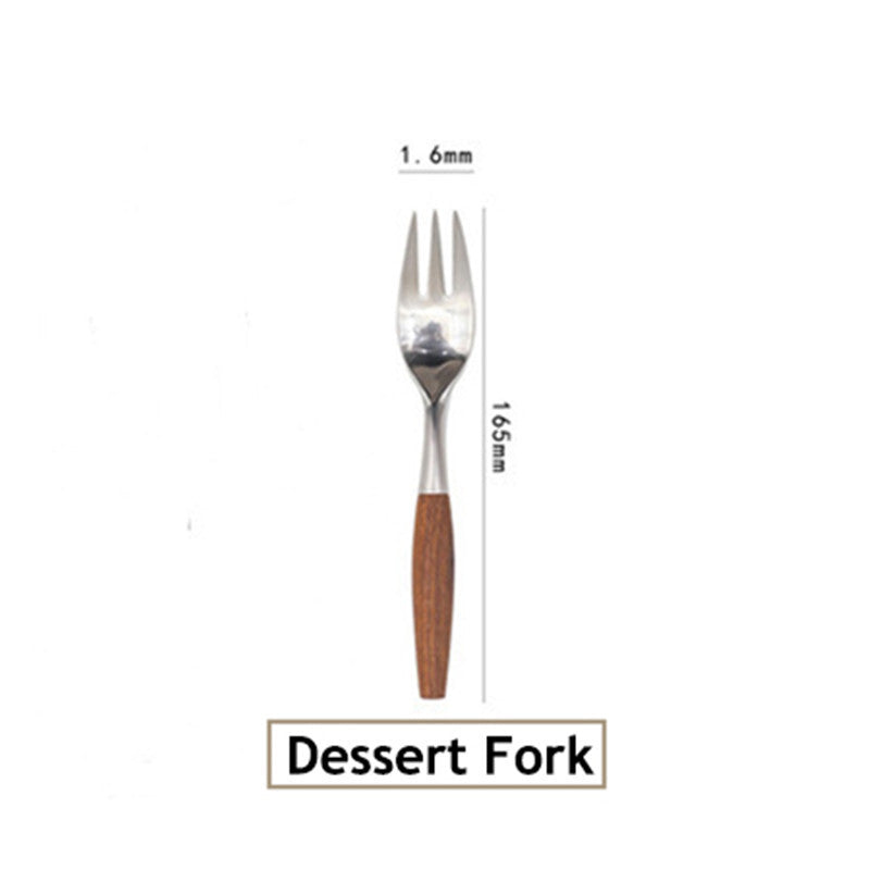 Stainless Steel Cutlery Set With Log Handle