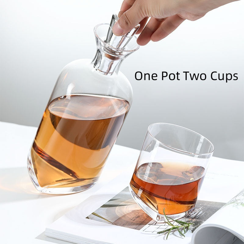 European Creative Golden Wine Set