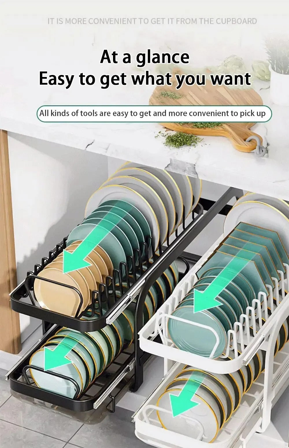 Multi-functional Kitchen Storage Rack