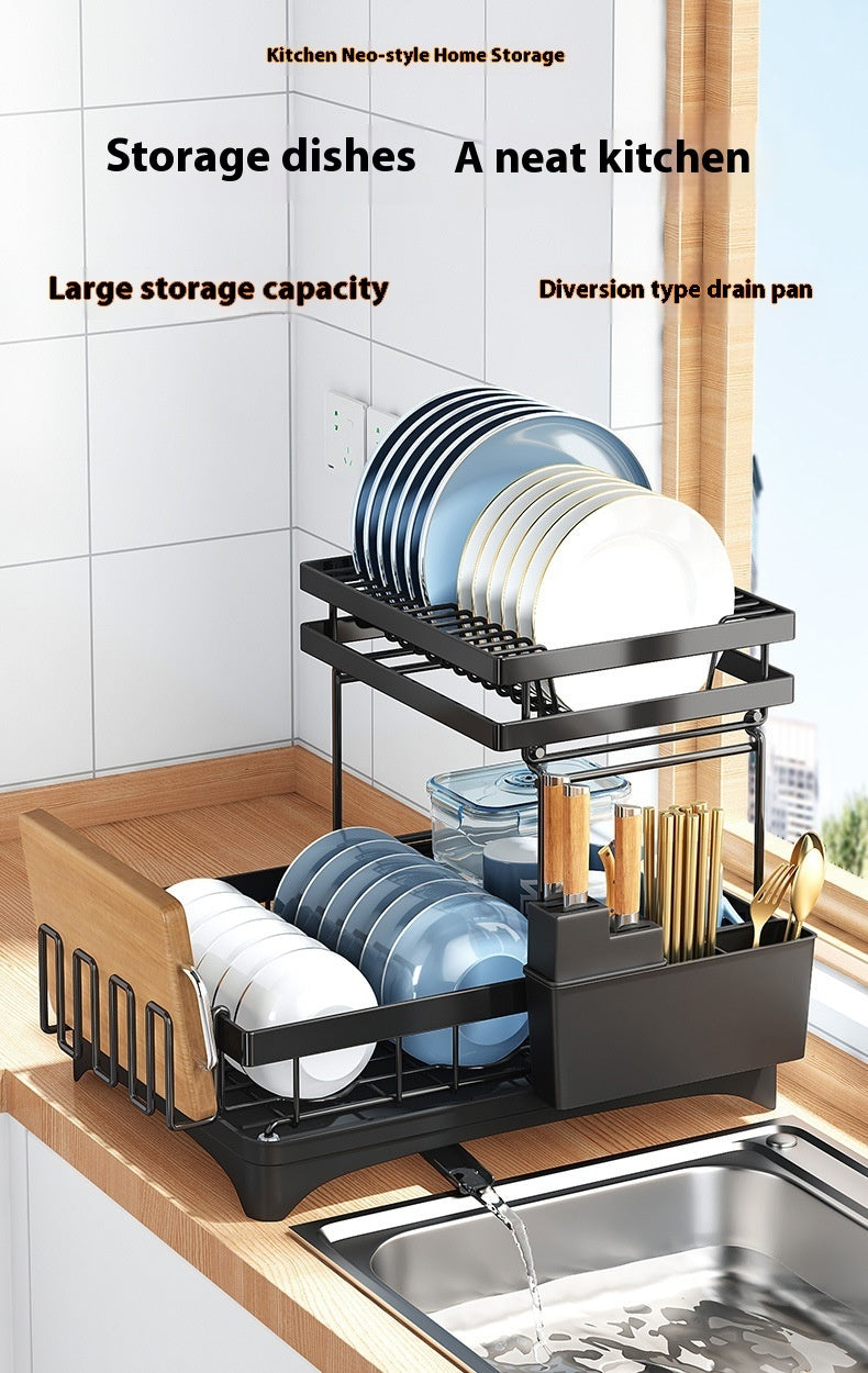 Kitchen Draining Rack Tableware