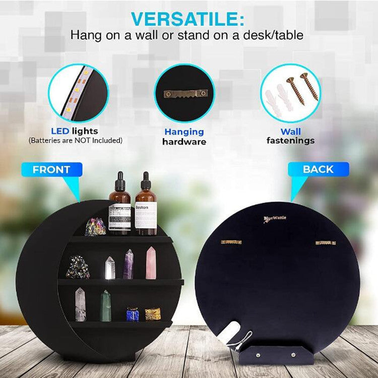 Wall Moon Storage Rack Kitchen Hygiene