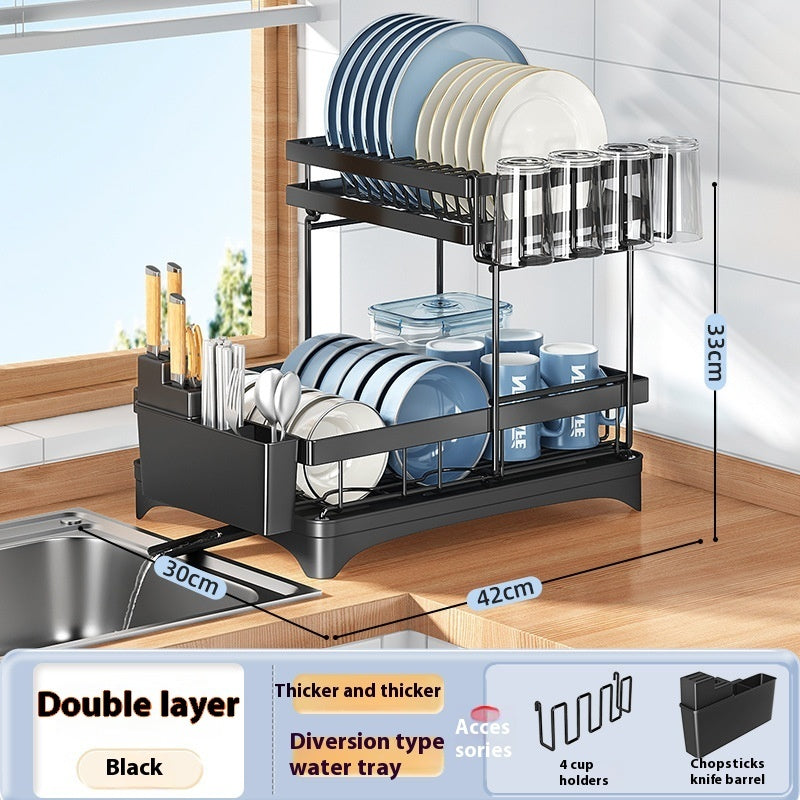 Kitchen Draining Rack Tableware
