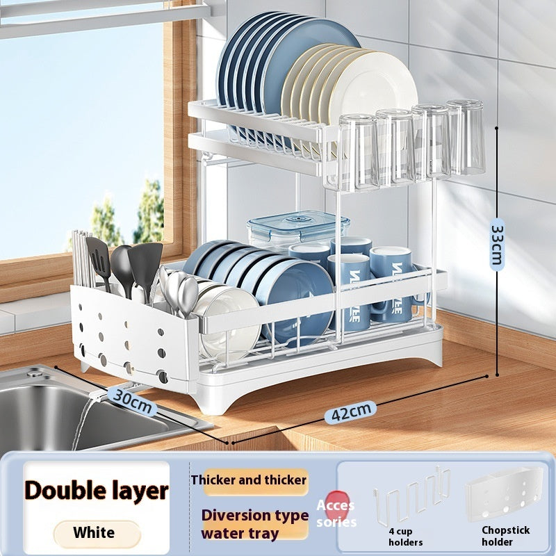 Kitchen Draining Rack Tableware