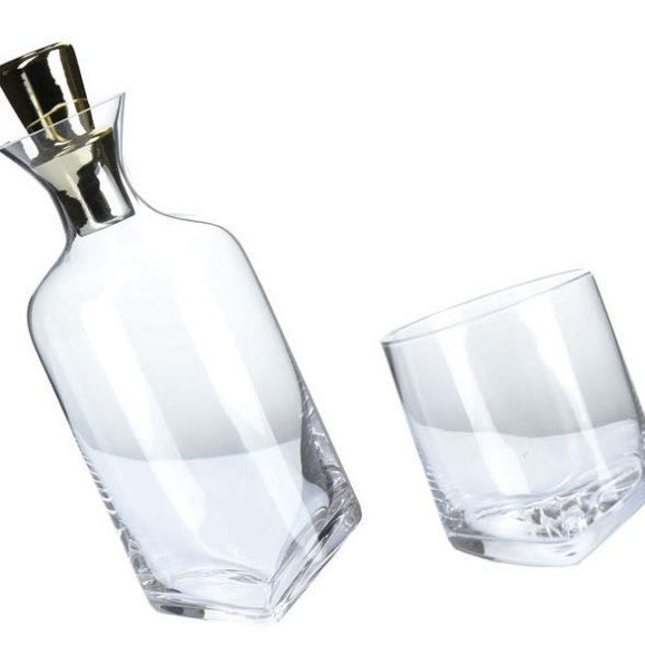 European Creative Golden Wine Set