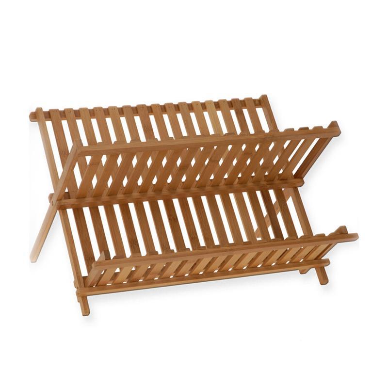 Kitchen Double Bamboo Ventilation Rack