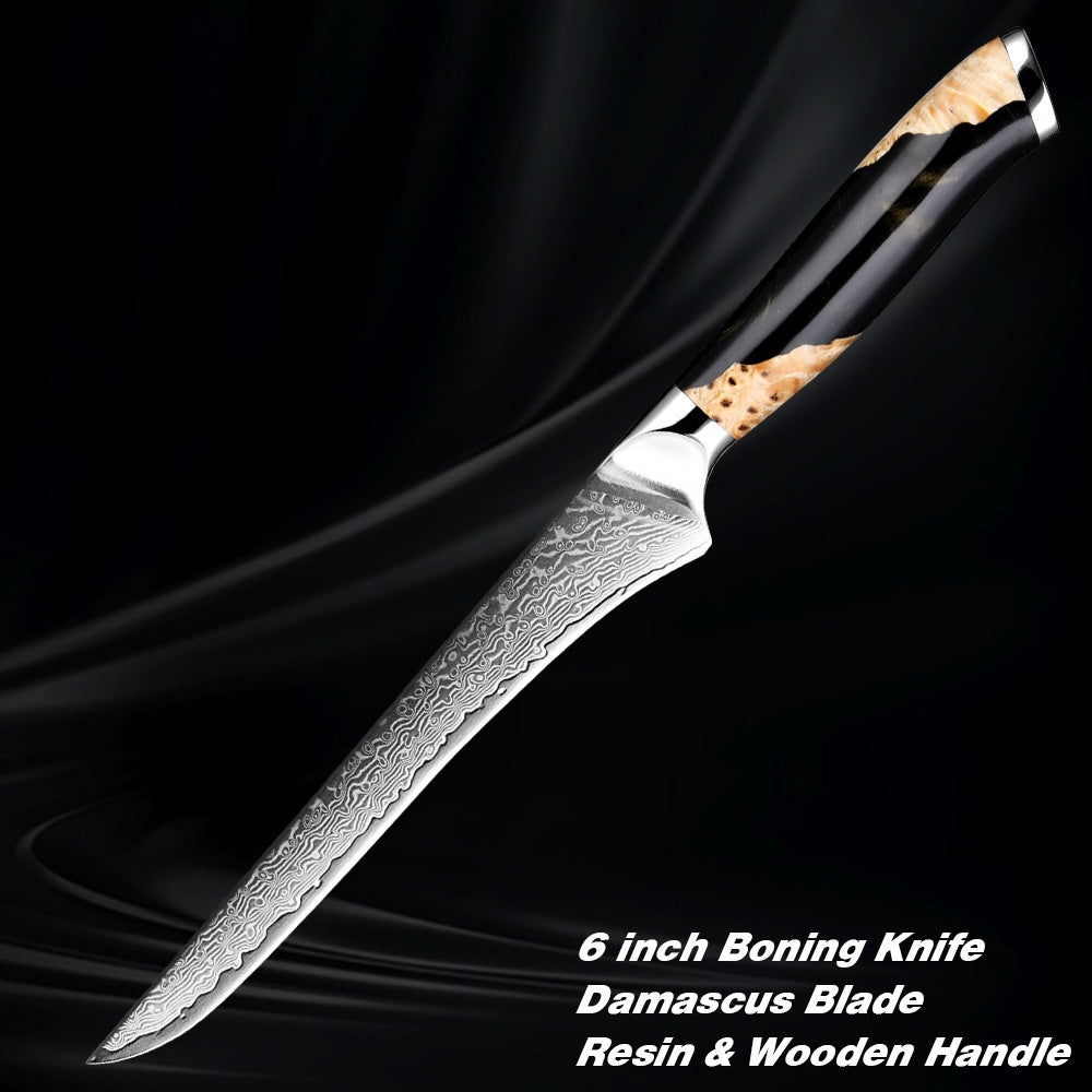Damascus Steel Chef Kitchen Professional Knives