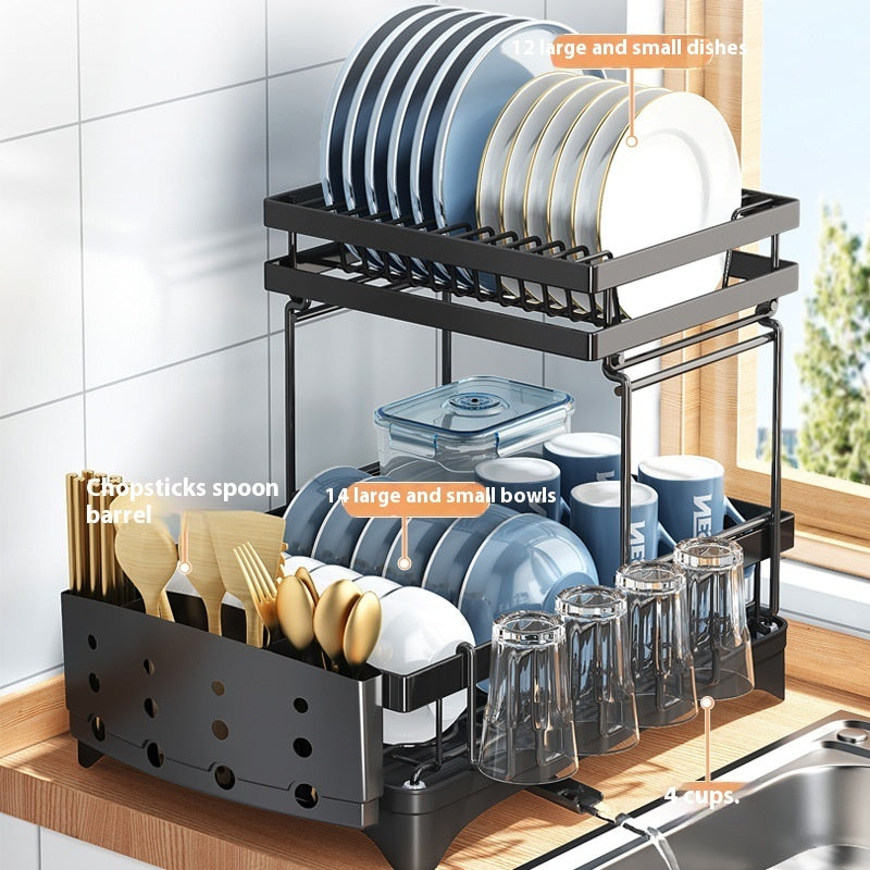 Kitchen Draining Rack Tableware