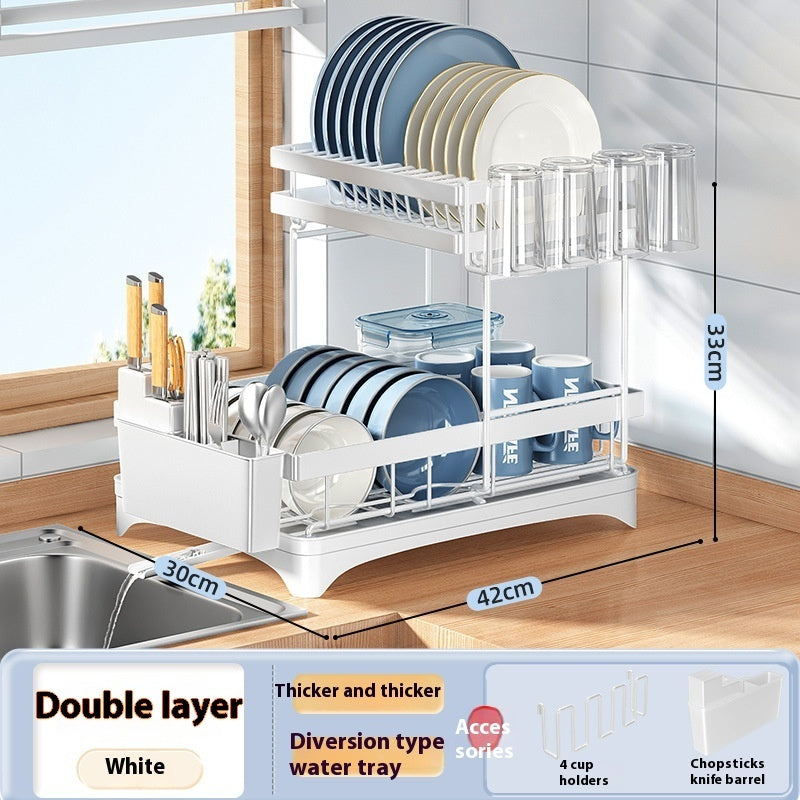 Kitchen Draining Rack Tableware