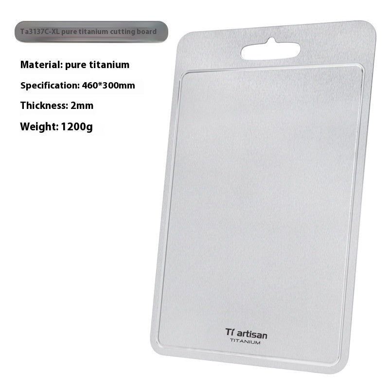 Pure Titanium Cutting Board With Groove